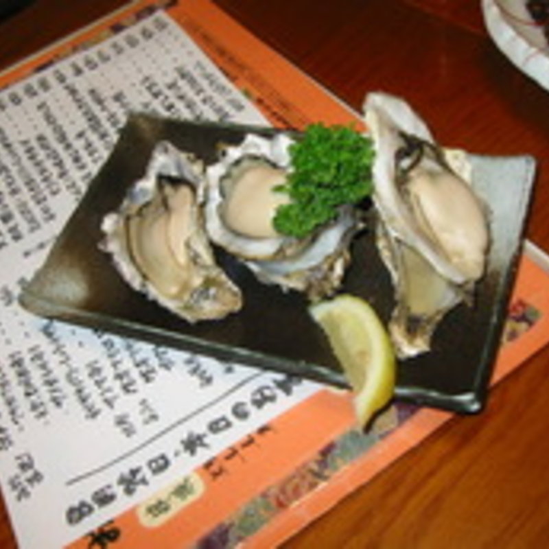 昆布森直送焼カキ3ヶ(食彩酒房 たけとんぼ)