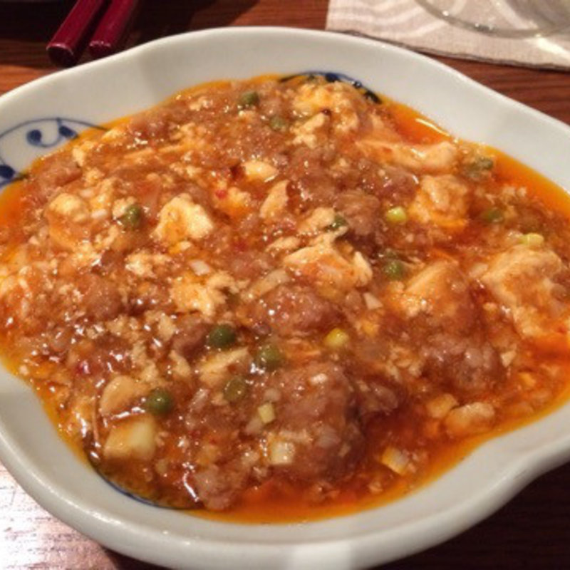 自家製塩山椒の麻婆豆腐(食道ささき )