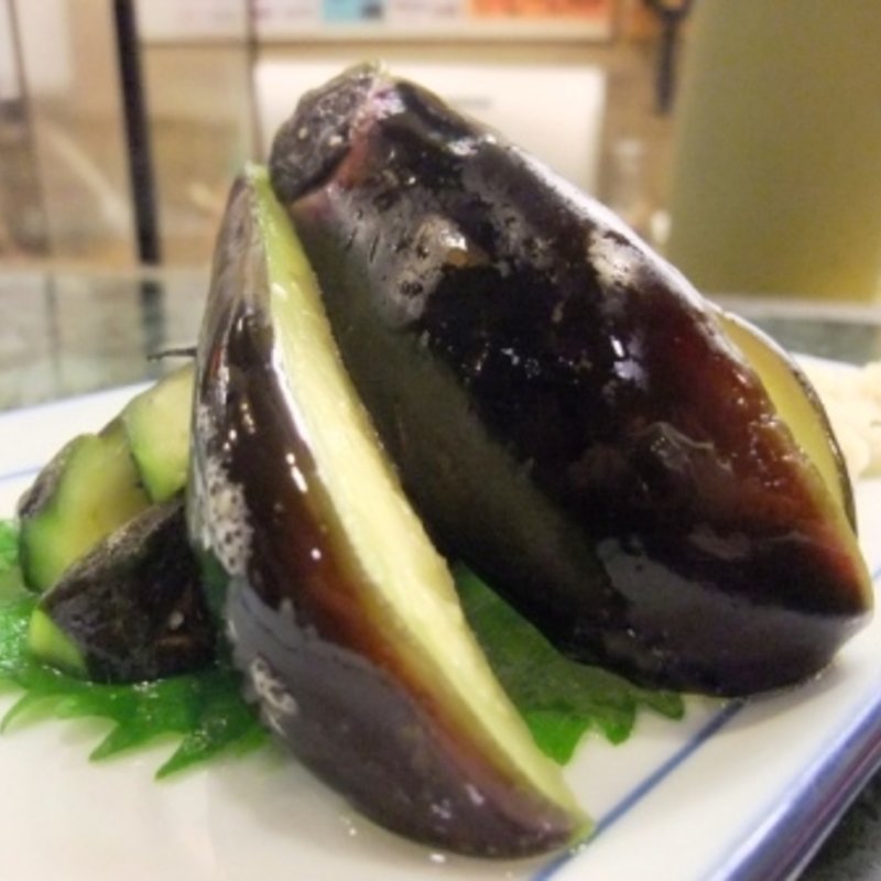 水ナスもみもみ(餃子の店 もも)