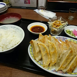 焼き餃子定食(餃子館)