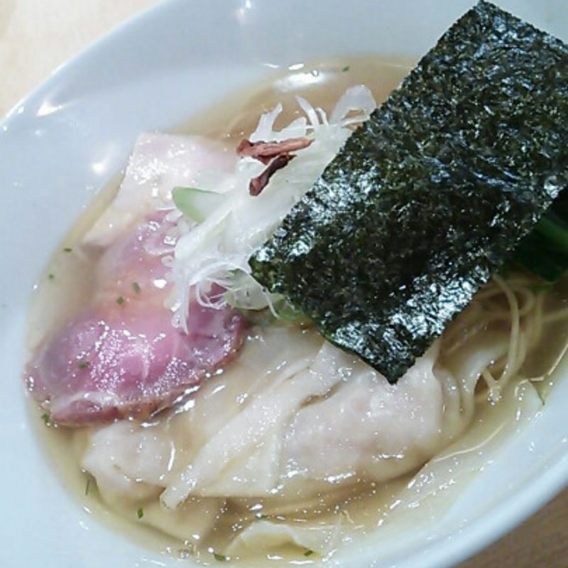 わんたん塩そば(饗 くろ㐂)