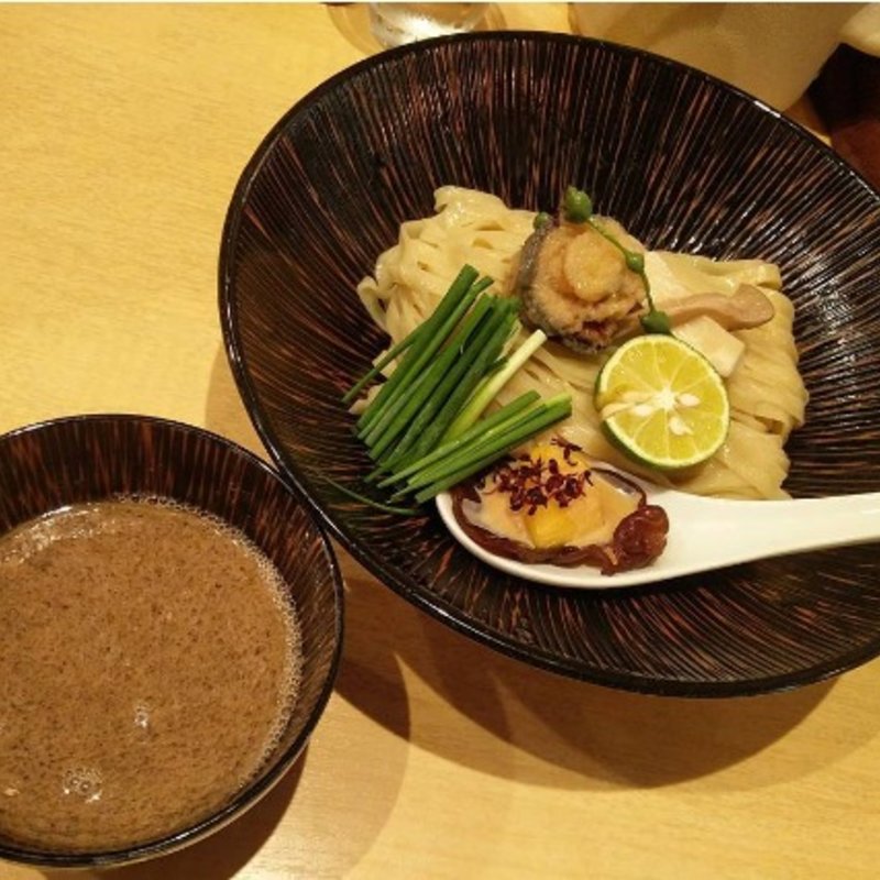 秋刀魚つけそば ※限定 (饗 くろ㐂)