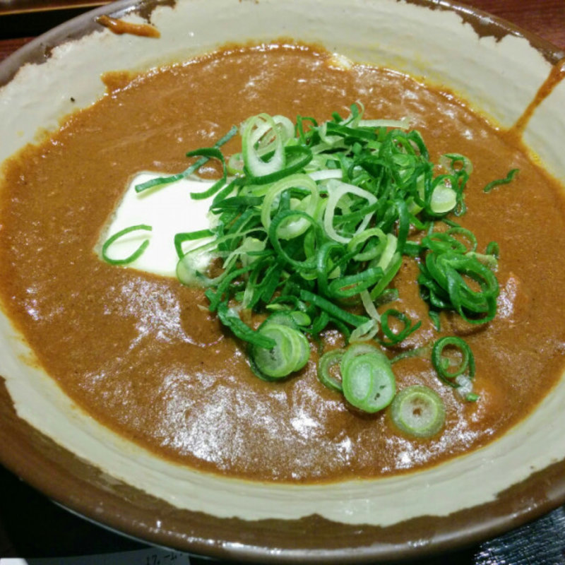 カレーうどん中盛り(香川一福 神田本店)