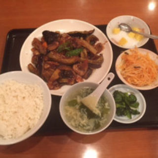 ナスの味噌炒め(香港厨房)