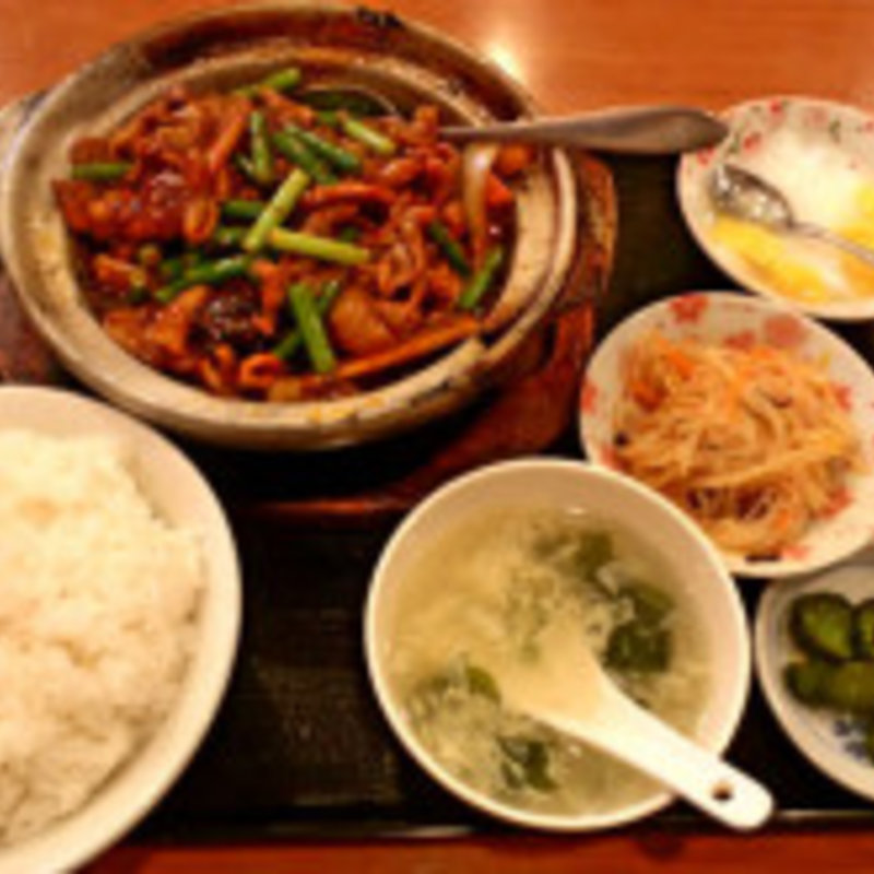 豚もつの四川風炒め(香港厨房)