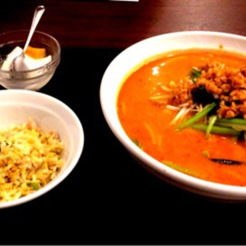 担々麺セット(香港料理　蘭　浜田山店)