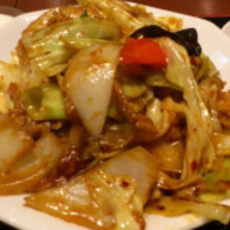 キャベツと豚肉辛味噌炒め(福盈門 川崎日航ホテル店)