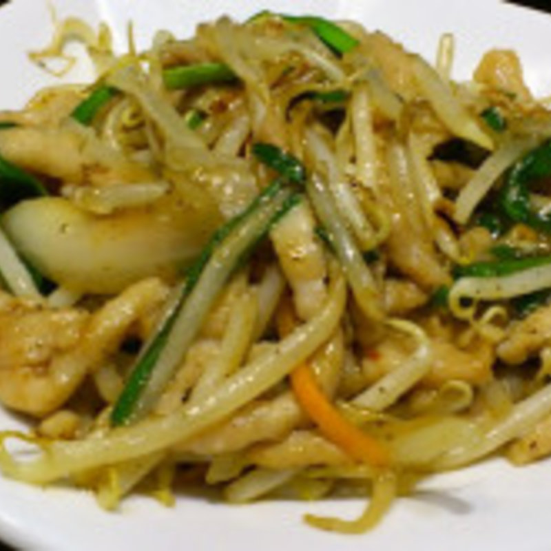 にらと豚肉の黒胡椒炒め(福盈門 川崎日航ホテル店)