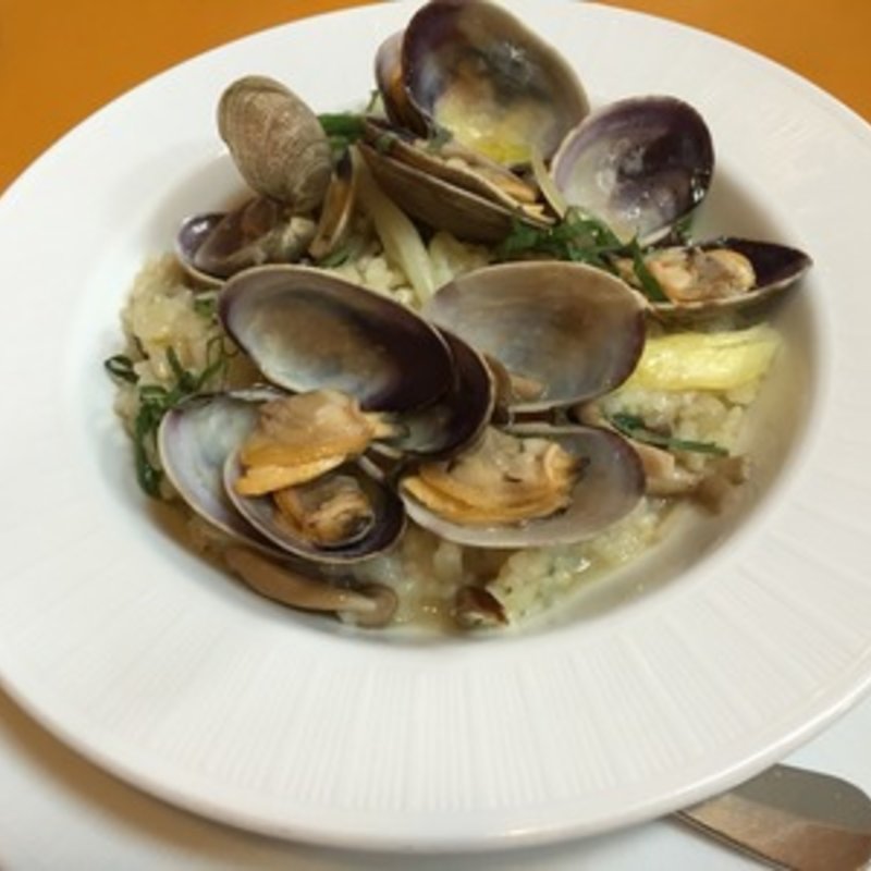 北海あさりときのこの和風リゾット(香音 （ピッツァ＆パスタ Ｃａｎｏｎ）)