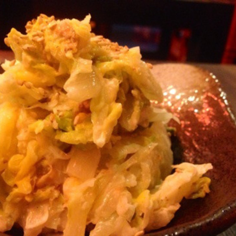 白菜のツマミ(馬の串ん)