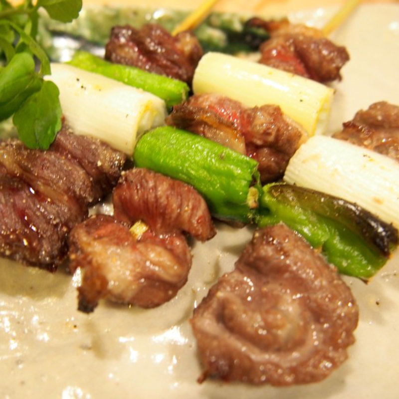 桜肉串焼き(桜肉料理 馬春楼 総本店)