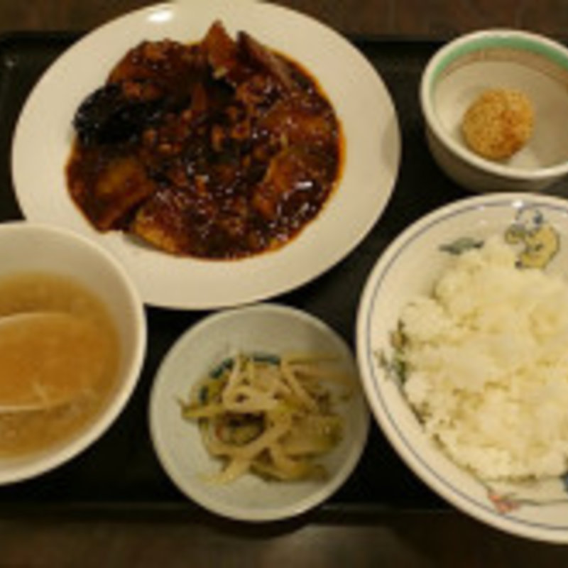 マーボー茄子定食(馬虎記)