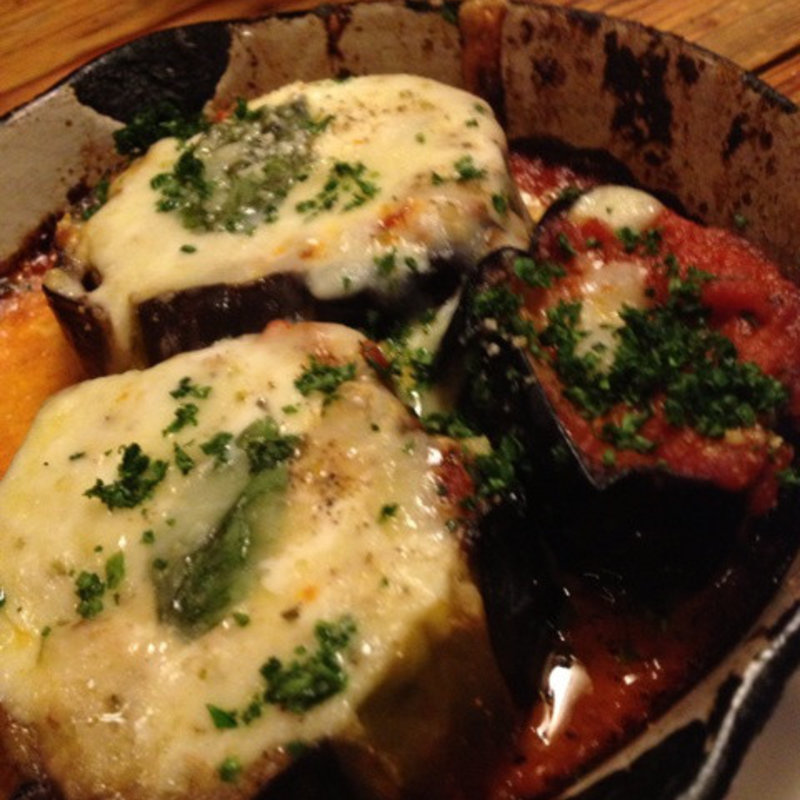 ナスのオーブン焼き(馬車にのったモッツァレッラ)