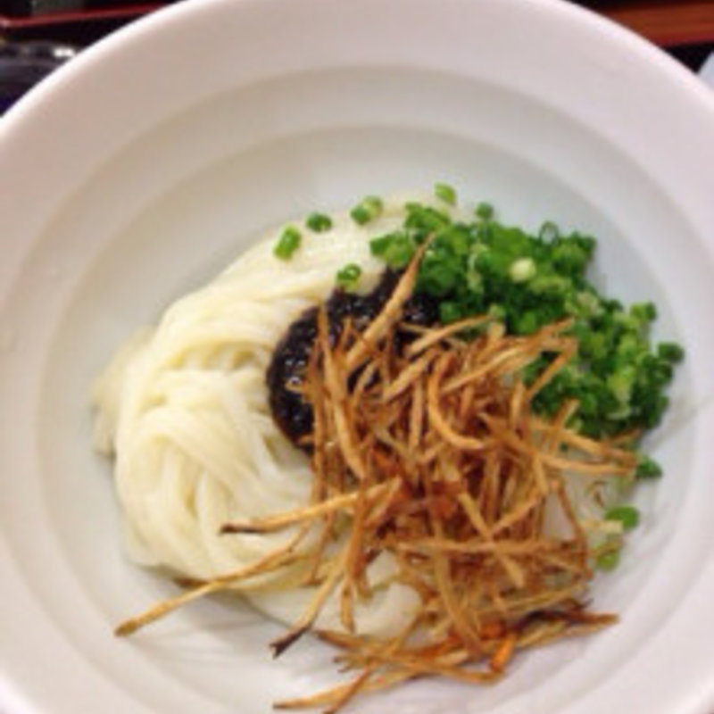 ゆべし温ぶっかけうどん(馳走麺うどん・濱家)