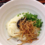 ゆべし温ぶっかけうどん