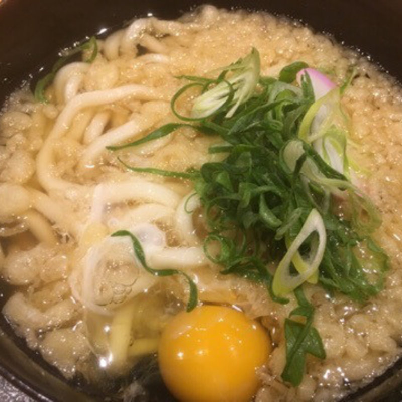 月見うどん(駅そば・うどん 浪速そば )