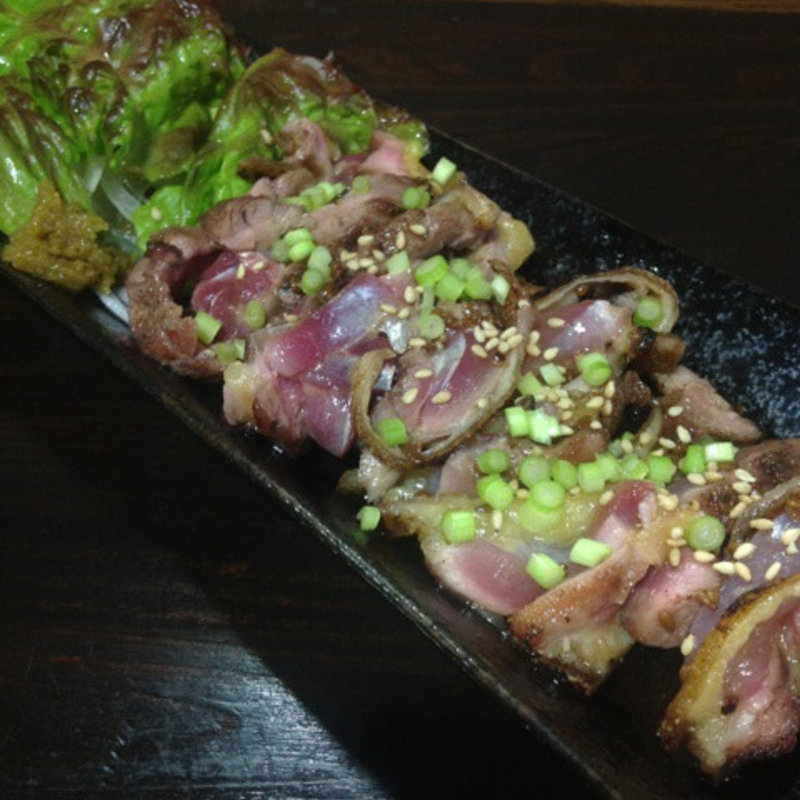 鶏肉のタタキ(駅前　万太郎 )