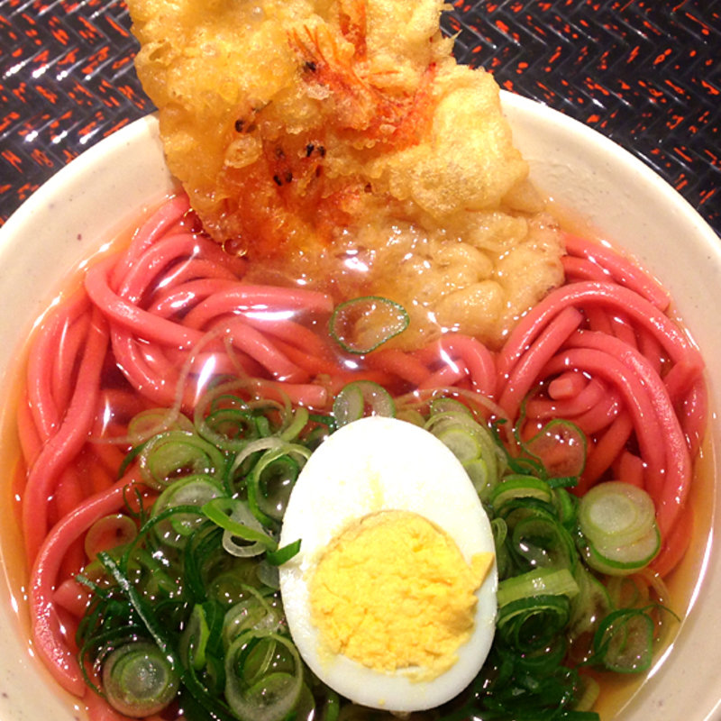 カープうどん(駅麺家 )
