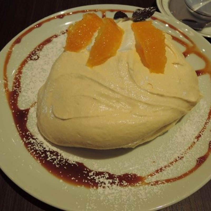 アプリコットクリームのリコッタパンケーキ(高倉町珈琲みなみ野店)