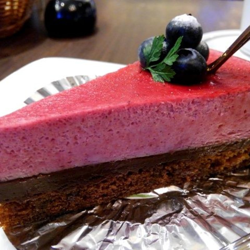 ケーキスイーツセット（カシスショコラ）(高倉町珈琲みなみ野店)