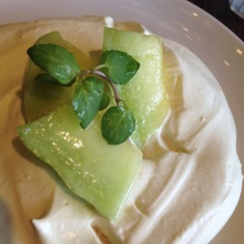 フレッシュメロンのリコッタパンケーキ(高倉町珈琲 狭山店)