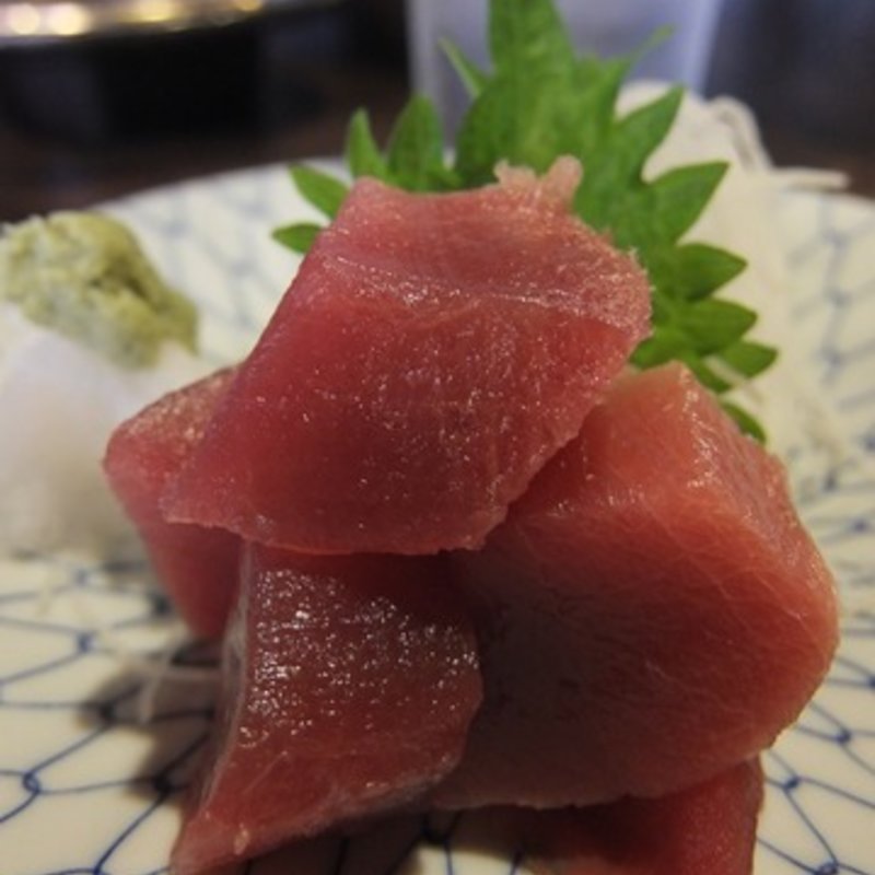 まぐろぶつ切り(高砂家)