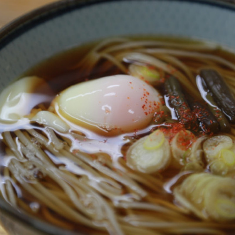 温泉卵蕎麦(鬼面庵 （おにめんあん）)