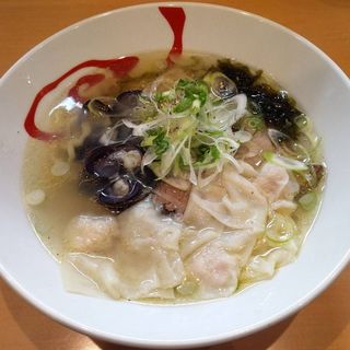 シジミと三番瀬生海苔の雲呑麺(魂麺  （コンメン【旧魂麺 まつい】）)