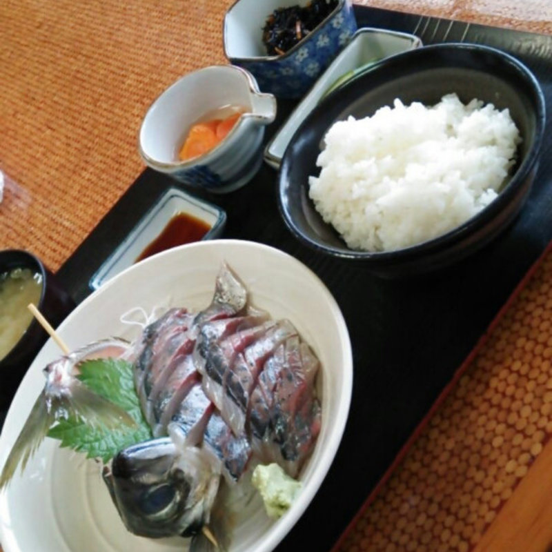 鯵刺定食(魚いちず )