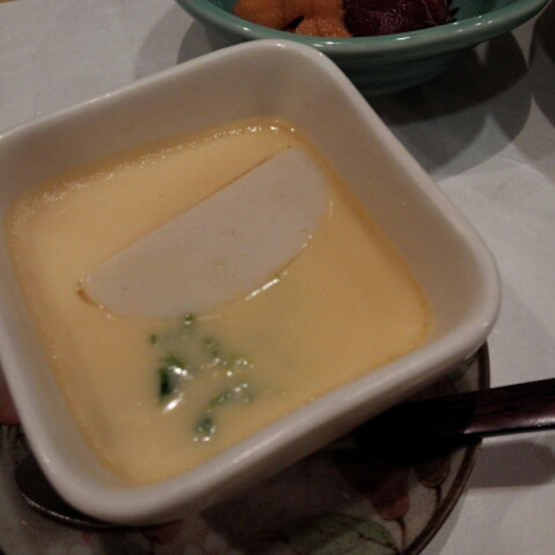 茶碗蒸し(ふぐとすっぽん料理のお店 魚がし 浅草)