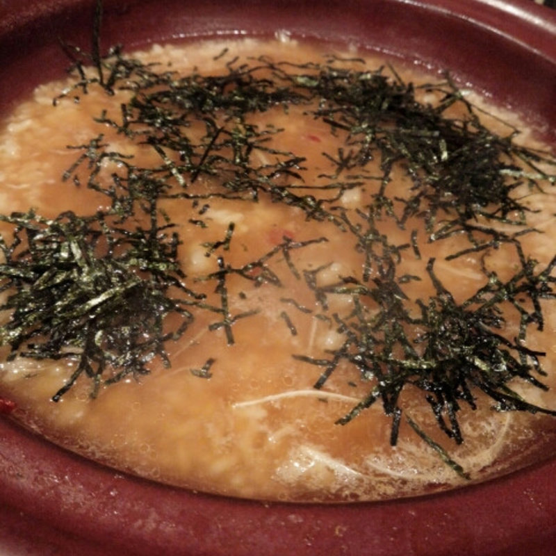 雑炊(ふぐとすっぽん料理のお店 魚がし 浅草)