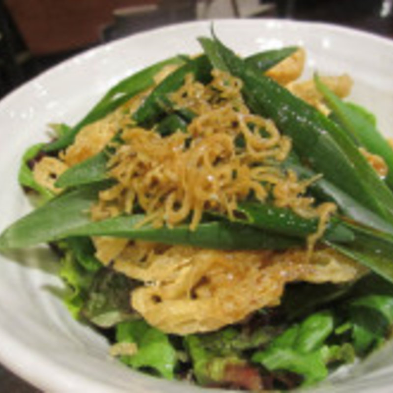 油揚げおじゃこのサラダ(魚の家)