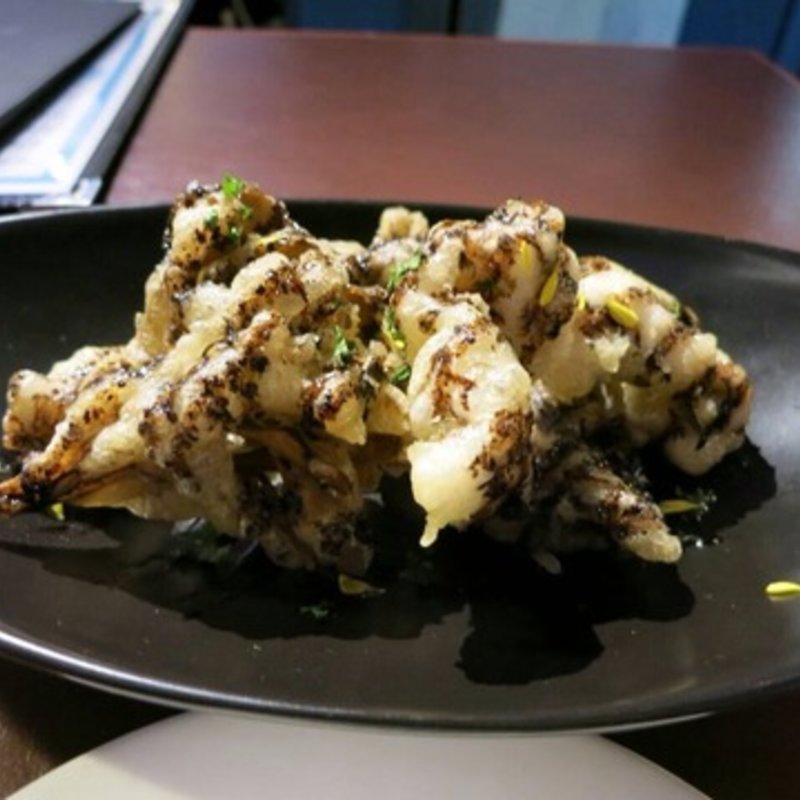 舞茸とアナゴのフリット(魚の家バル)