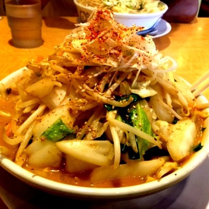 味噌野菜ラーメン中(魚らん坂 伊勢原ロードサイド店)