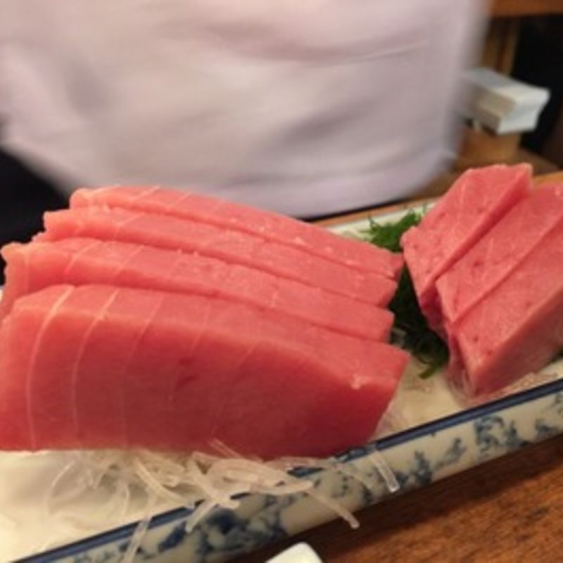 マグロの盛り(魚三酒場 富岡店)