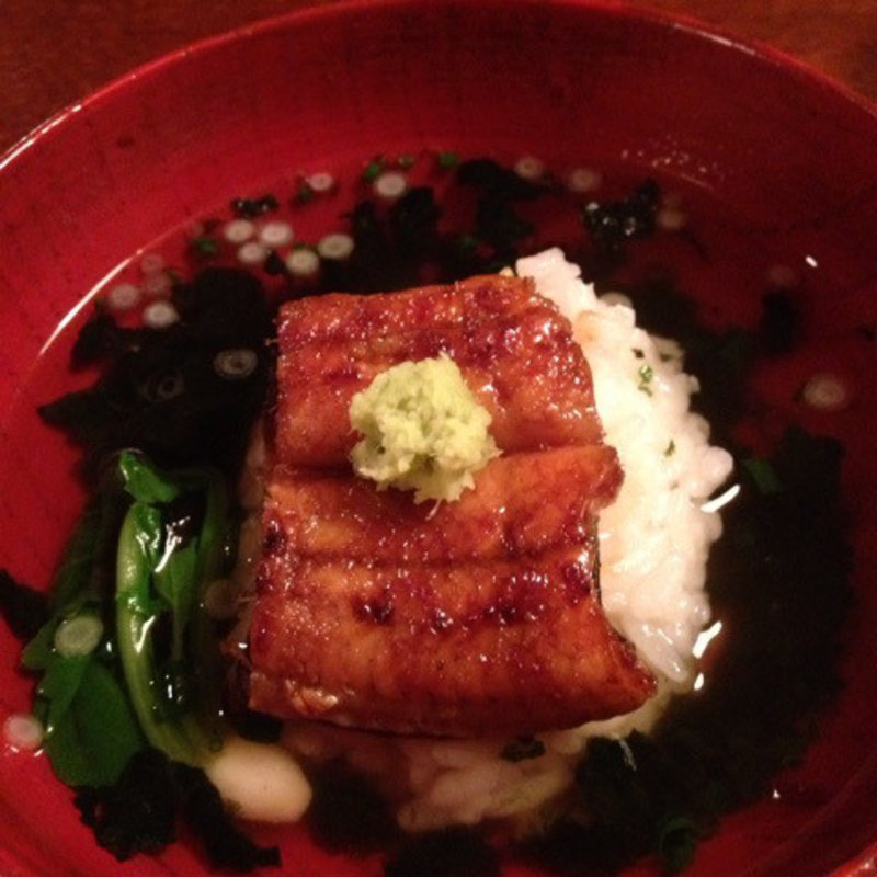 鰻の茶漬け(魚安 )