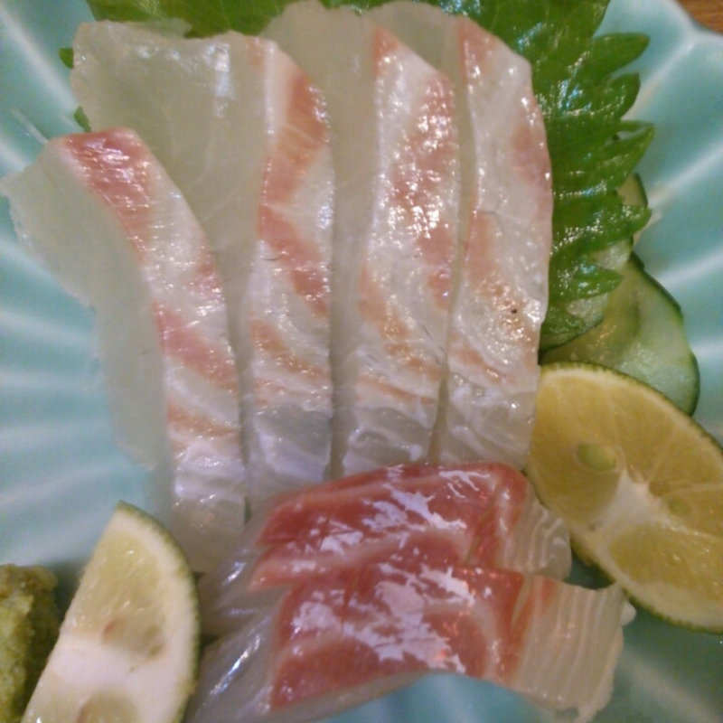 鳴門鯛のお造り(魚屋)