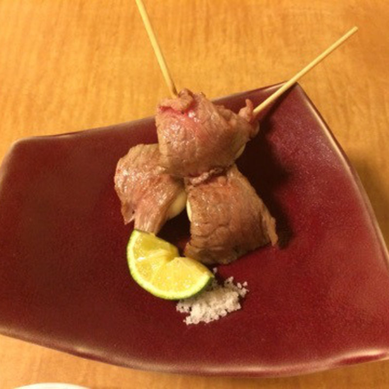 うずら玉子の和牛巻き焼き(魚斉 )