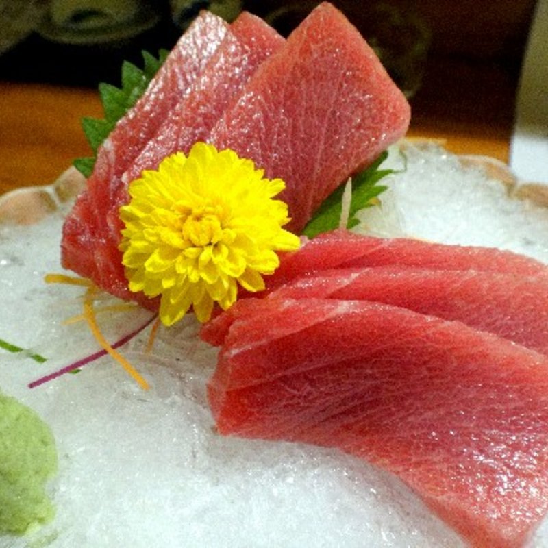 生本まぐろ刺身(魚昌)