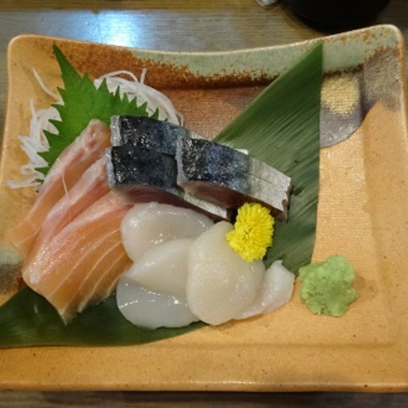 刺身の三種盛(立呑み 魚椿 本店)