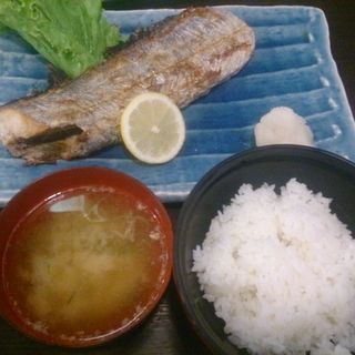 太刀魚塩焼き+定食セット(魚河岸 丸天 魚河岸店)