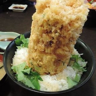 海鮮かき揚げ丼(魚河岸 丸天 魚河岸店)