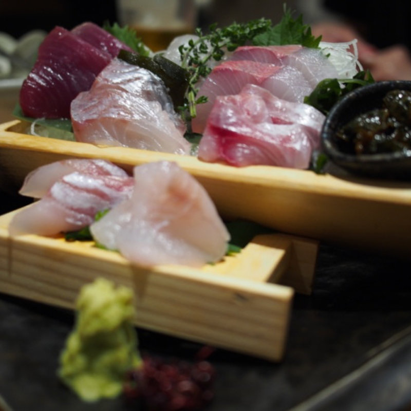 お刺身おまかせ7点盛り(築地もったいないプロジェクト 魚治)