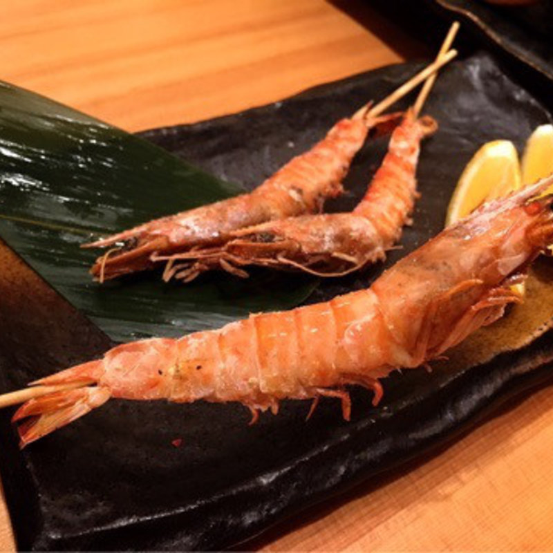 車海老の塩焼　(築地もったいないプロジェクト 魚治)