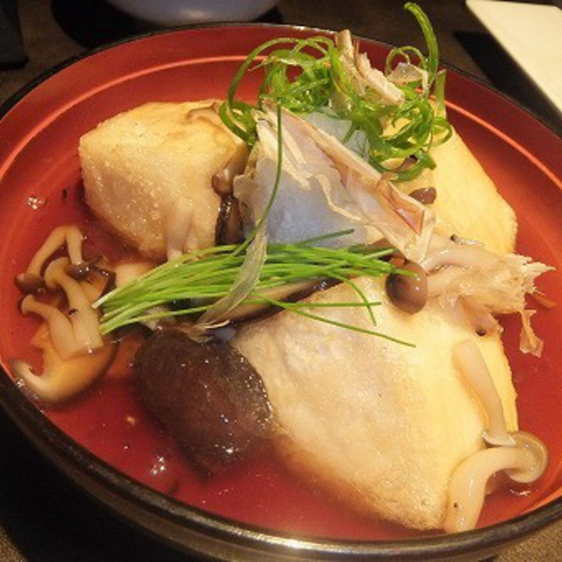 和風出汁揚げ豆腐 ～ふんわりなめらか味わい深い～ (竹ざき 赤坂見附)