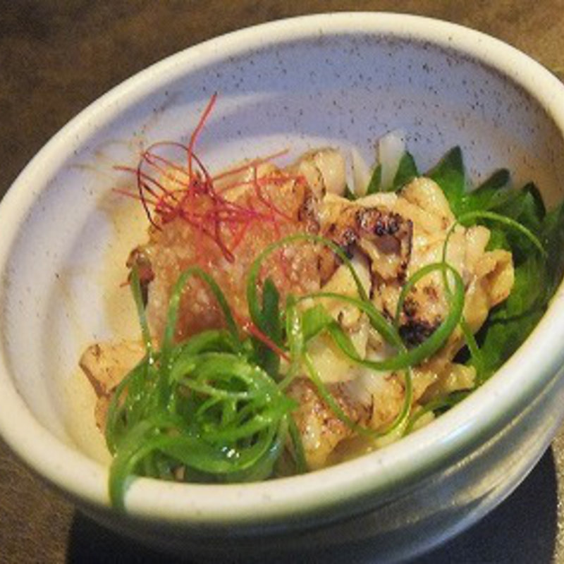 熟成鶏皮のポン酢和え ～程よい歯ごたえ～ (竹ざき 赤坂見附)