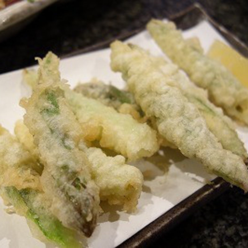 アスパラの天(魚浜)