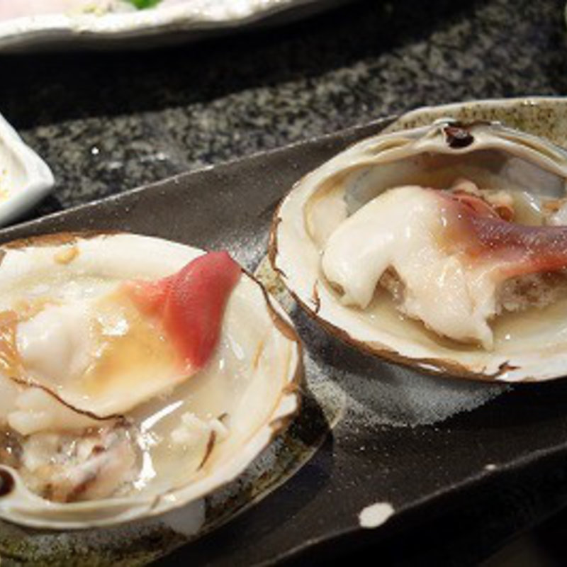 ホッキ貝の浜焼き(魚浜)