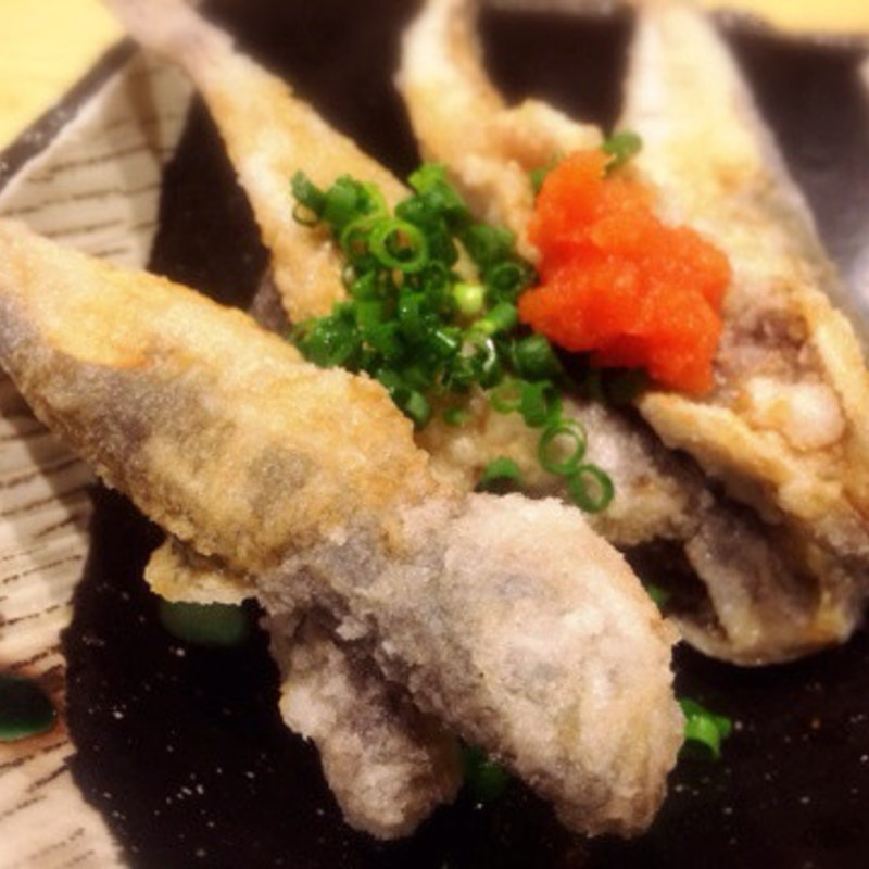 イワシの竜田揚げ(魚真 銀座店)