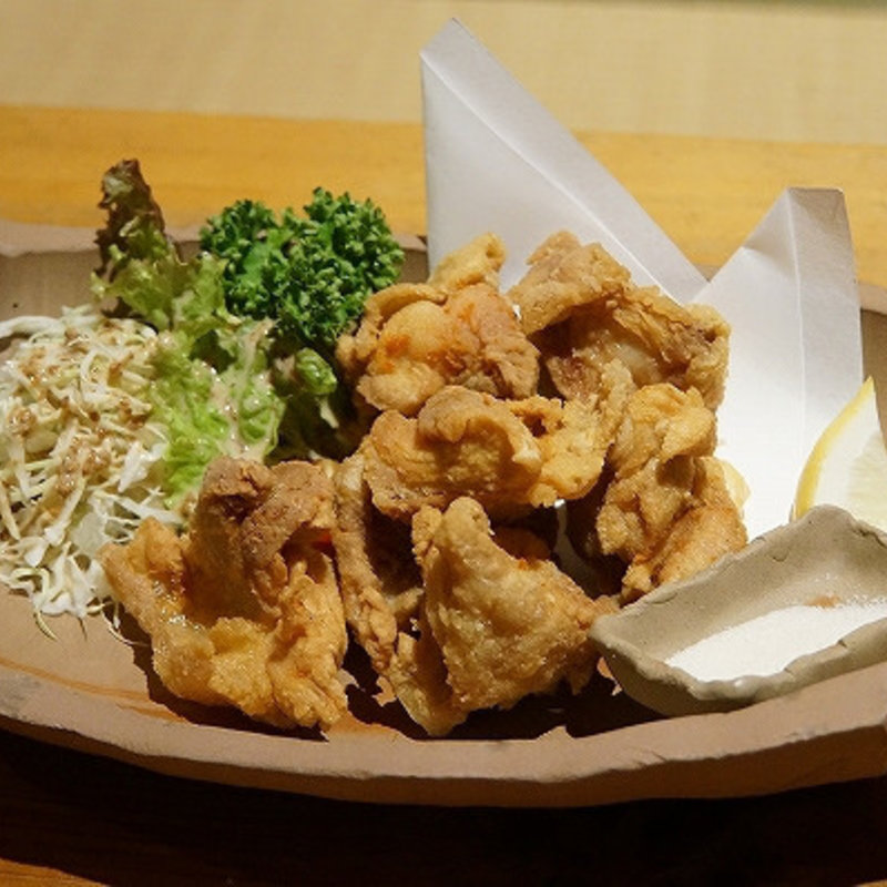 地鶏の唐揚げ(魯山人 （ほっかいどうりょうり ろさんじん）)